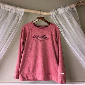 Burton Durable Goods Pink Dryride Crewneck
